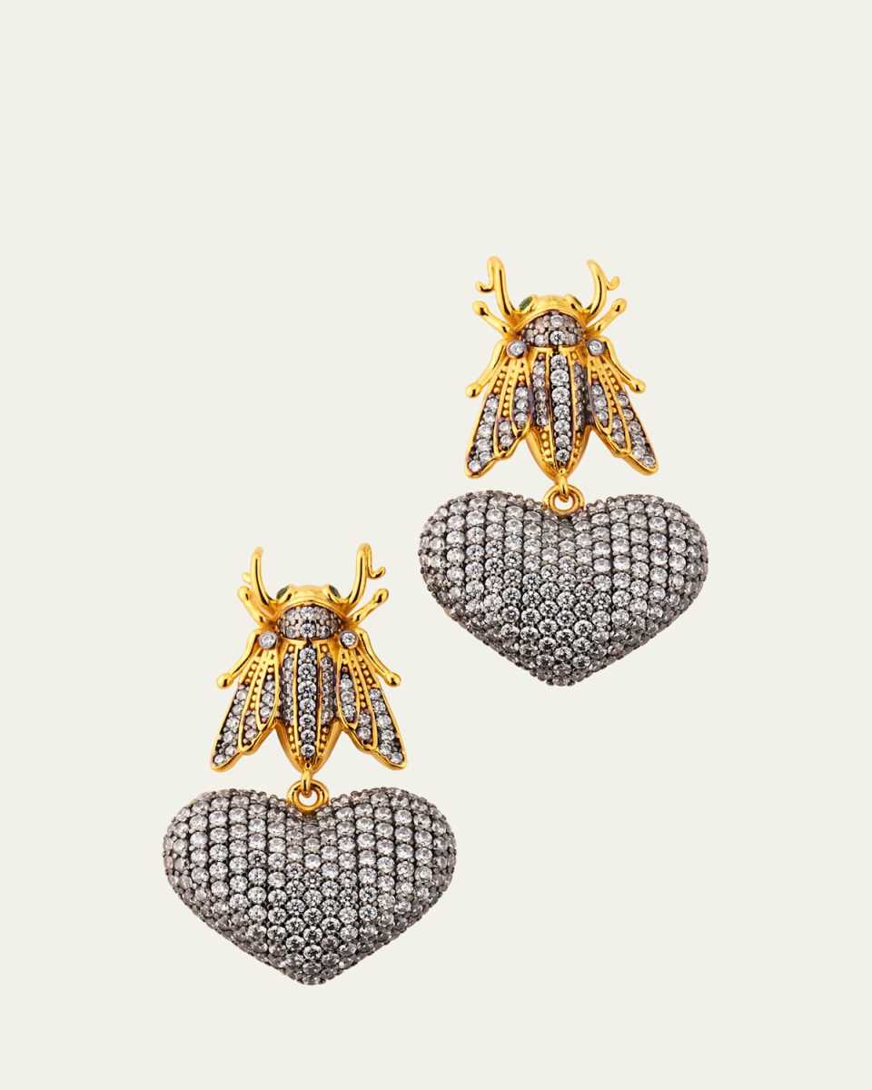 Baby Bee Mon Amour Dangle Earrings